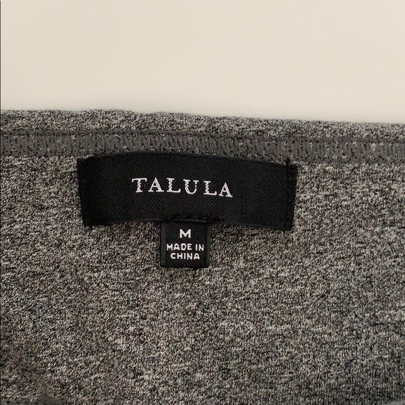 TAULA High-Waisted Grey Leggings - Picture 2 of 3